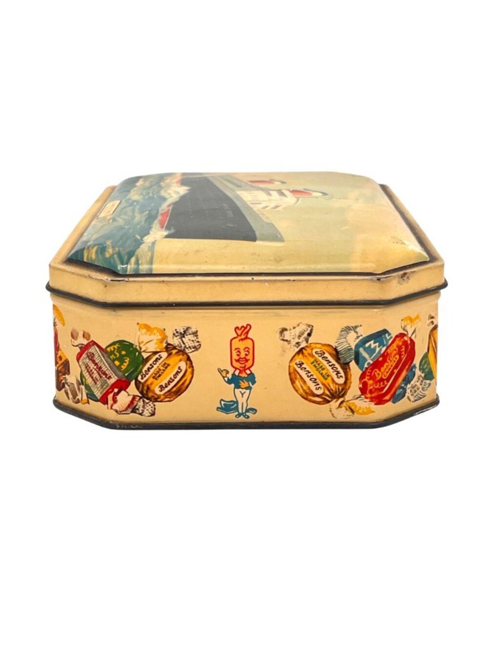 Vintage Bensons English Confectionery Tin SS United States Shawshank Redemption - Picture 4 of 10
